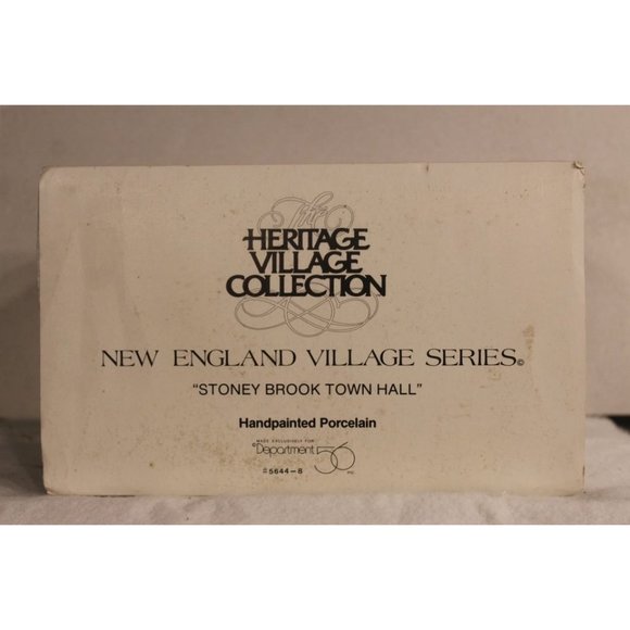Dept 56 New England Village - Stoney Brook Town Hall - Picture 7 of 7